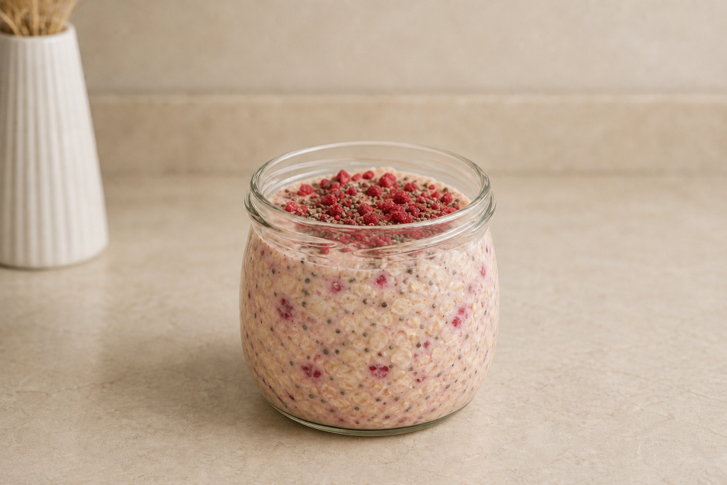 Gryning Overnight Oats – Raspberry & Chia